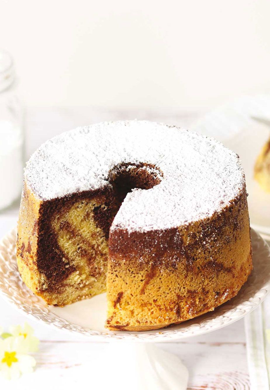 Chiffon cake alla vaniglia